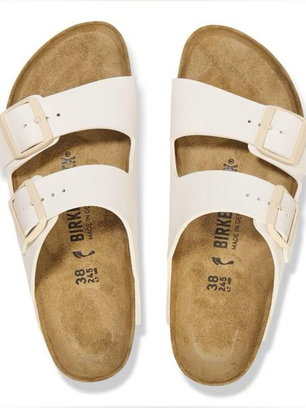 Birkenstock Arizona Birko-Flor in Eggshell 8